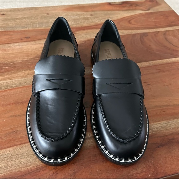 New Schutz Christie Studded Loafers - Picture 3 of 5